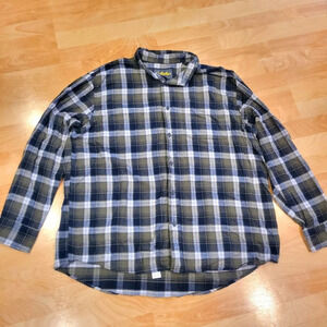 Cabela's Men's Long Sleeve Flannel button down shirt size XL